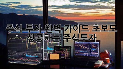 주식 투자 완벽 가이드: 초보도 성공하는 주식투자